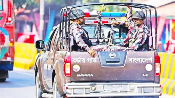 কুমিল্লায় ১০ জানুয়ারি পর্যন্ত ৩২ প্লাটুন বিজিবি মোতায়েন