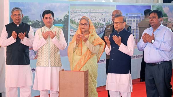 ঢাকা দক্ষিণ সিটি করপোরেশনের ৪টি উন্নয়ন প্রকল্পের শুভ উদ্বোধন করলেন প্রধানমন্ত্রী
