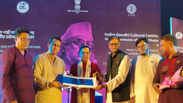 গাজীপুরে জাতীয় কবি’র ১২৫তম জন্মবার্ষিকী উদ্‌যাপনে প্রণয় ভার্মা