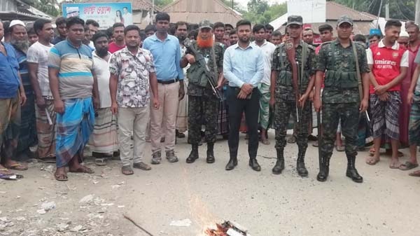 সিংড়ার ধুলিয়াডাঙ্গা বাজারে ভোক্তা-অধিকার’র অভিযানে জারিমানা আদায়