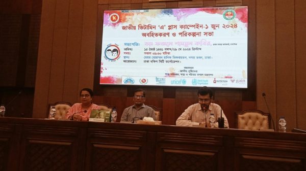 ৬ লক্ষ ৭০ হাজার শিশুকে ভিটামিন 'এ' ক্যাপসুল খাওয়াবে ঢাকা দক্ষিণ সিটি করপোরেশন