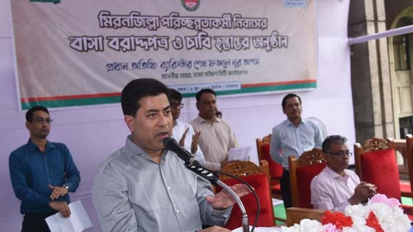 সিটি করপোরেশনের জমি কোন মাদকচক্র ও ভূমিদস্যুর কাছে ছেড়ে দিবো না : মেয়র তাপস