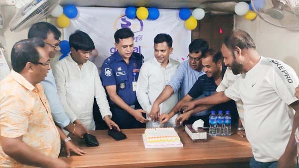 জয়পুরহাটে ‘গ্লোবাল টেলিভিশন’র ২য় বর্ষপূর্তি উদযাপন
