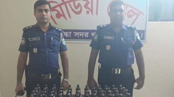 গাইবান্ধায় বসত-বাড়ী থেকে ৮৫ বোতল ফেনসিডিল উদ্ধার