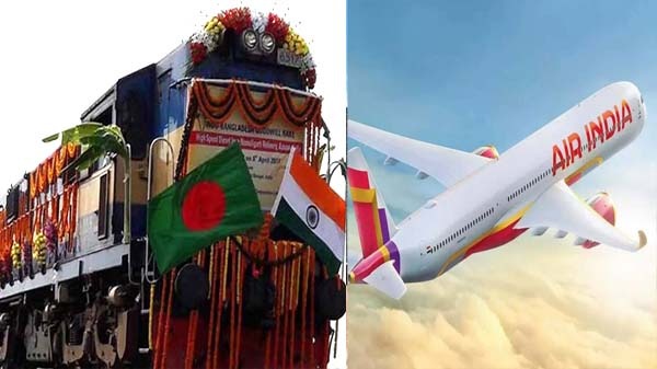 ভারতের সঙ্গে বাংলাদেশের রেল বন্ধ, সব ফ্লাইট বাতিল