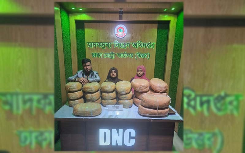 রাজধানীর পল্লবী থেকে গাঁজাসহ গ্রেফতার-৩