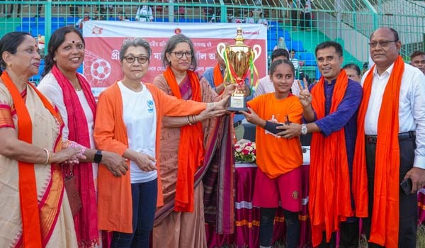 নারীর প্রতি সহিংসতা রোধে প্রীতি ফুটবল ম্যাচ অনুষ্ঠিত