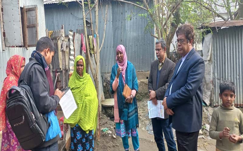 নাটোরে গণমাধ্যম বিষয়ে জনমত জরিপ কার্যক্রম সম্পন্ন
