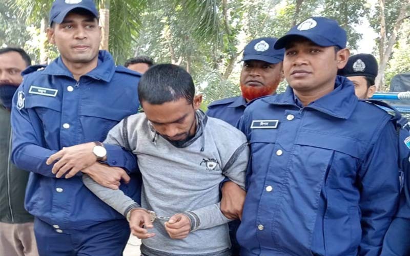 নাটোর থানার মহাশ্মশান মন্দির প্রাঙ্গণে তরুণ দাসের হত্যা মামলার রহস্য উদঘাটন