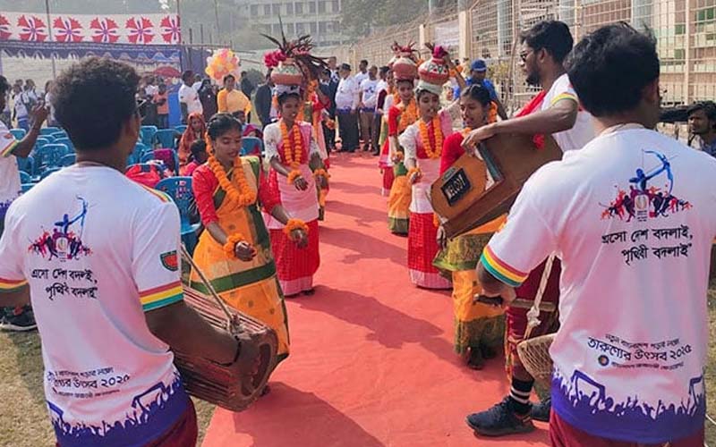 তারুণ্যের উৎসব; রাজশাহীতে আরচ্যারী র‌্যালি অনুষ্ঠিত