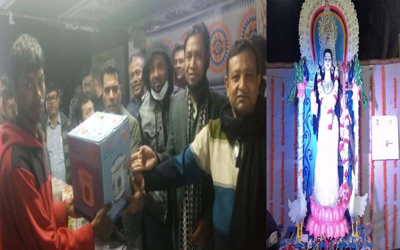 শ্রী শ্রী সরস্বতী পুজার দশমী মেলা অনুষ্ঠিত