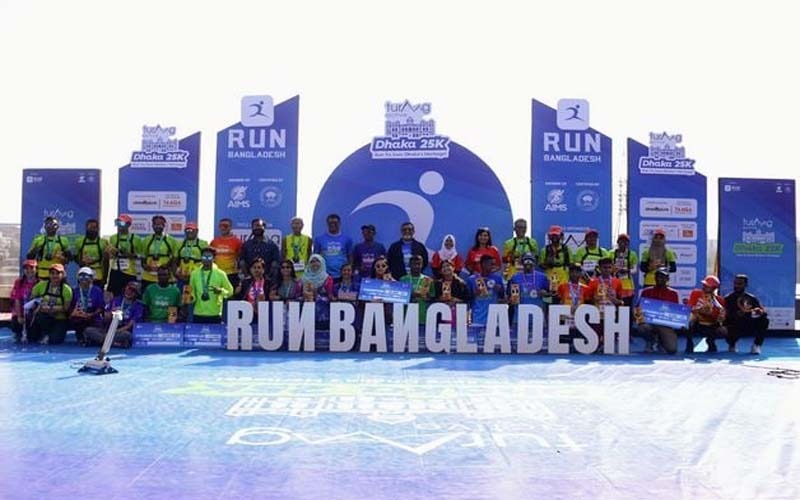 রান বাংলাদেশ ম্যারাথনে চ্যাম্পিয়ন ইমরান-শাওলিন