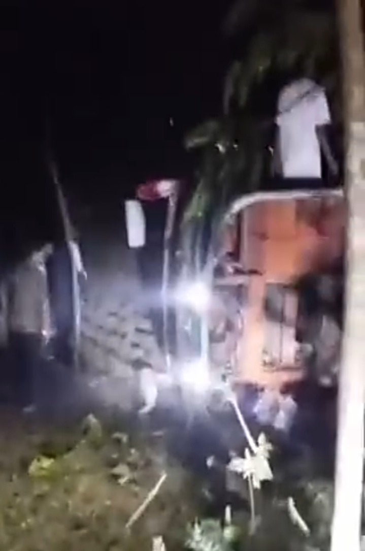 খুলনা-পাইকগাছা সড়কে পিকনিক বাস দুর্ঘটনায় আহত শিক্ষক-শিক্ষার্থী